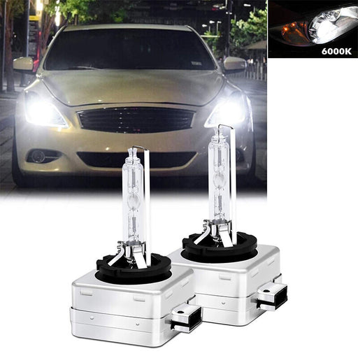 DURAFORCE 2 X For D1C D1S D1R 6000K White HID Xenon Headlight Light Bulbs Replacement