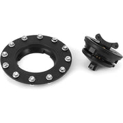 DURAFORCE Universal Car Fuel Cell Gas Tank Filler Cap＋Filler Plate＋Fittings With 12 Bolt
