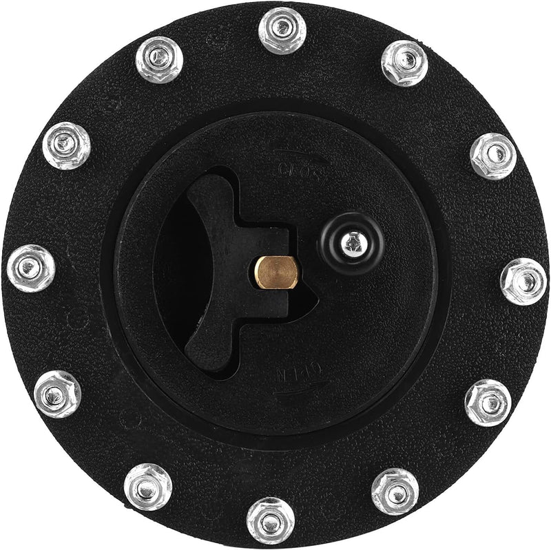 DURAFORCE Universal Car Fuel Cell Gas Tank Filler Cap＋Filler Plate＋Fittings With 12 Bolt