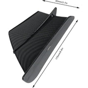 DURAFORCE 1Pair Motorcycle Side Winglets Air Deflector Wing Kit Spoiler Gloss Carbon Fiber