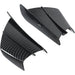 DURAFORCE 1Pair Motorcycle Side Winglets Air Deflector Wing Kit Spoiler Gloss Carbon Fiber