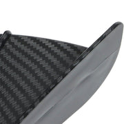 DURAFORCE 1Pair Motorcycle Side Winglets Air Deflector Wing Kit Spoiler Gloss Carbon Fiber