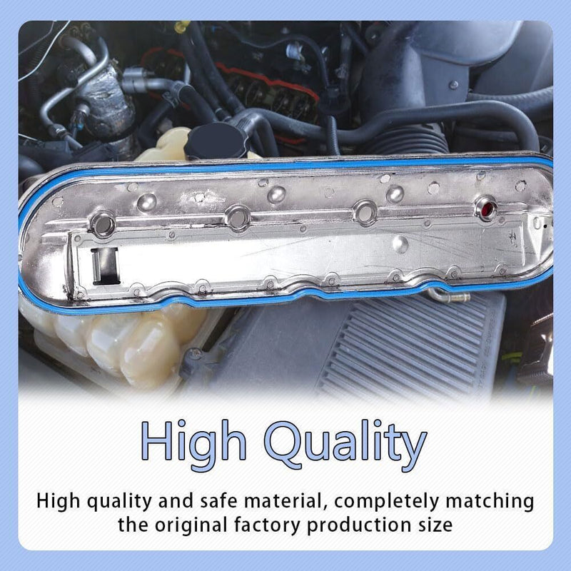 DURAFORCE Valve Cover Gasket Set For Chevy Silverado Suburban Tahoe Trailblazer 4.8L 5.3L
