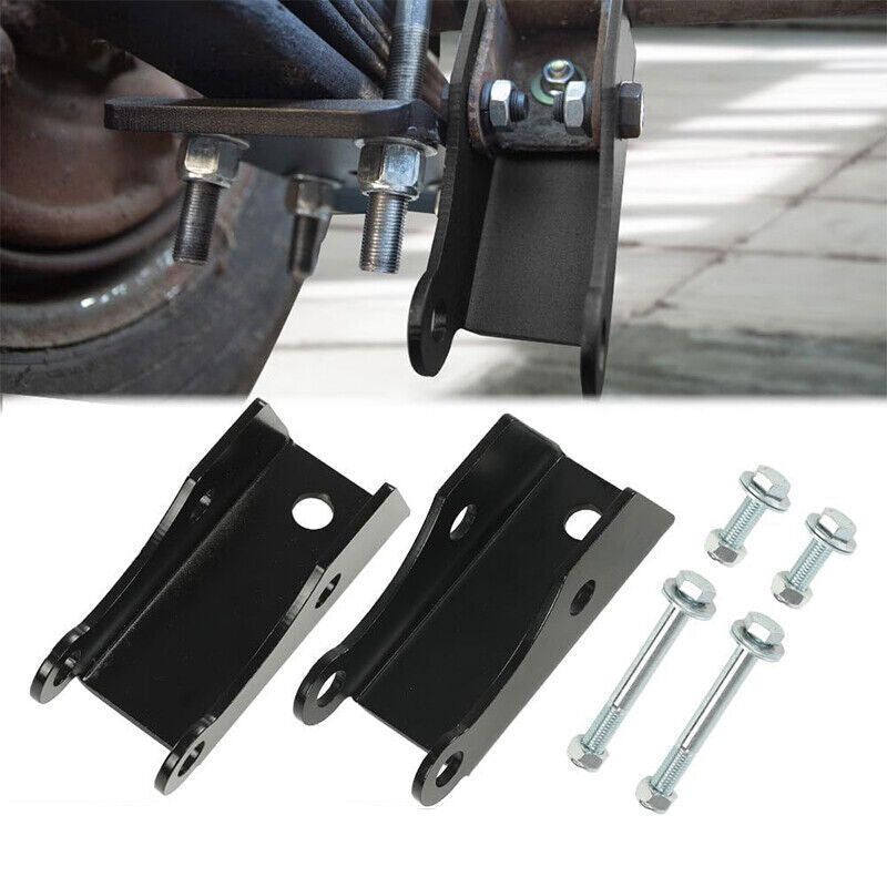 DURAFORCE Drop Shock Extenders Lowering Kit for 73-87 Chevy GMC C10 C15 C1500 Black