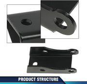 DURAFORCE Drop Shock Extenders Lowering Kit for 73-87 Chevy GMC C10 C15 C1500 Black