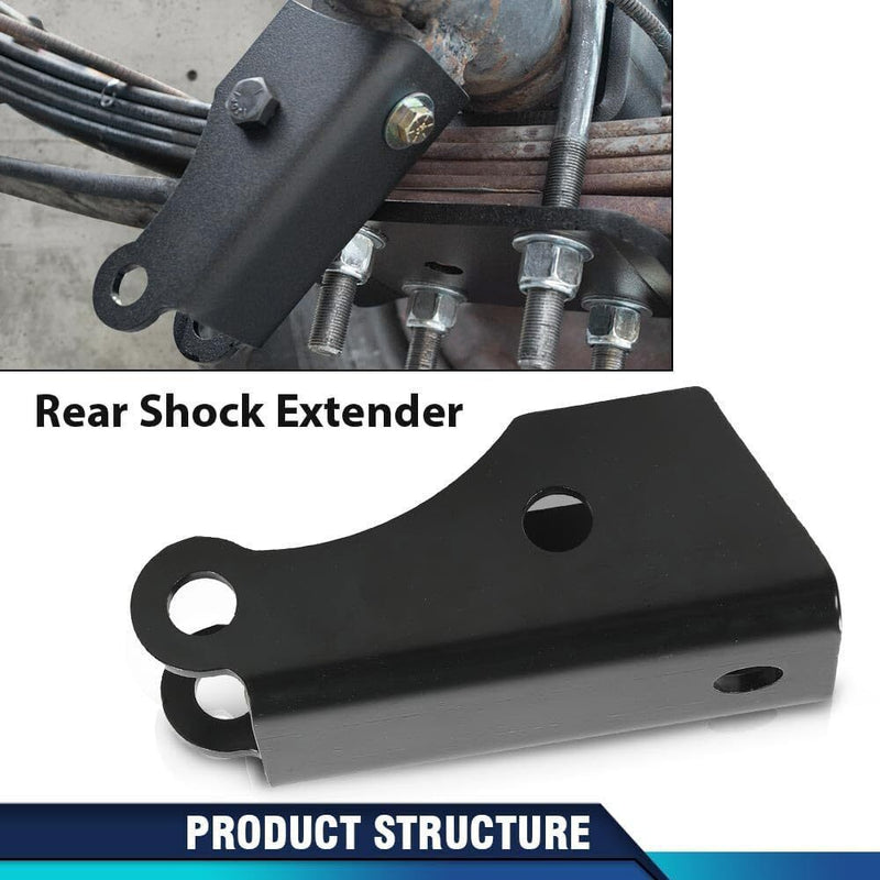 DURAFORCE Drop Shock Extenders Lowering Kit for 73-87 Chevy GMC C10 C15 C1500 Black