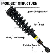 DURAFORCE Front Rear Shock Absorber Strut Assys For Lexus GX470 Toyota Land Cruiser 03-09