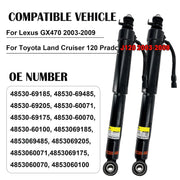 DURAFORCE Front Rear Shock Absorber Strut Assys For Lexus GX470 Toyota Land Cruiser 03-09