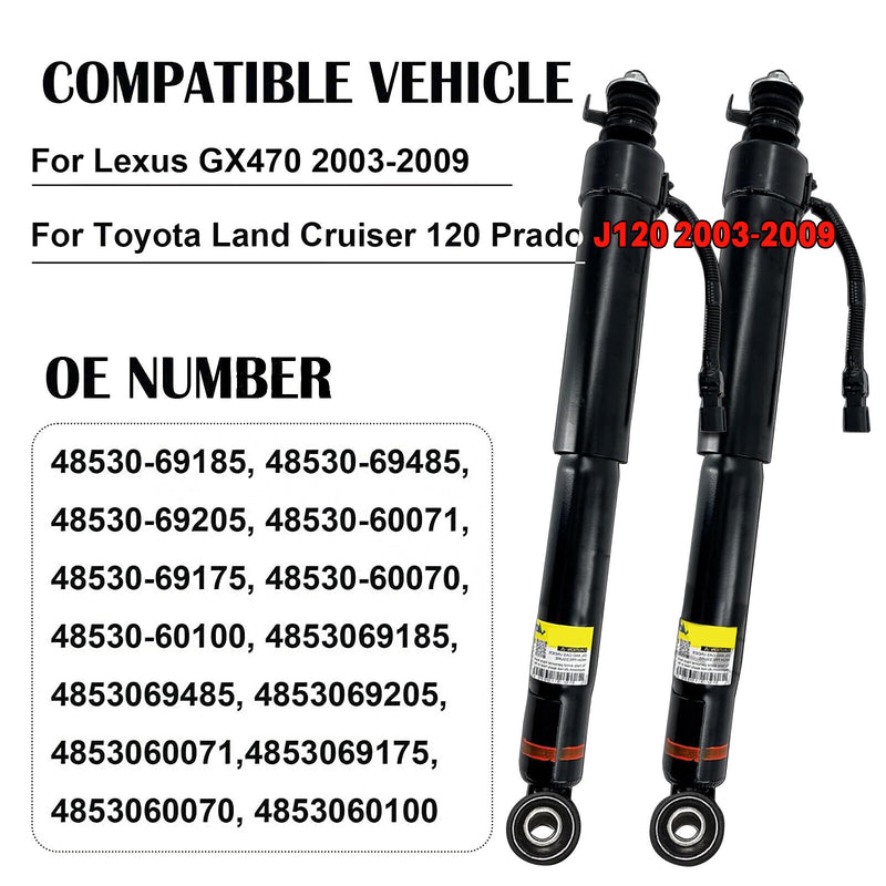 DURAFORCE Front Rear Shock Absorber Strut Assys For Lexus GX470 Toyota Land Cruiser 03-09