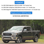 DURAFORCE Transfer Case Shifter Control Linkage & Bushing kit For Dodge Ram 1500 2500 3500