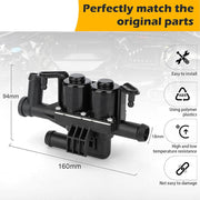 DURAFORCE Heater Control Valve for 2011-2016 BMW F01 F02 F10 F11 F12 520i 523i 528i