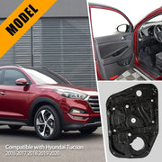 DURAFORCE Fit For 2016-2019 Hyundai Tucson Front Left Driver Side Window Regulator