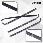 DURAFORCE FIT FOR 1987-1997 FORD F150 F250 F350 DOOR WINDOW SEAL BELT WEATHERSTRIP 4 PCS