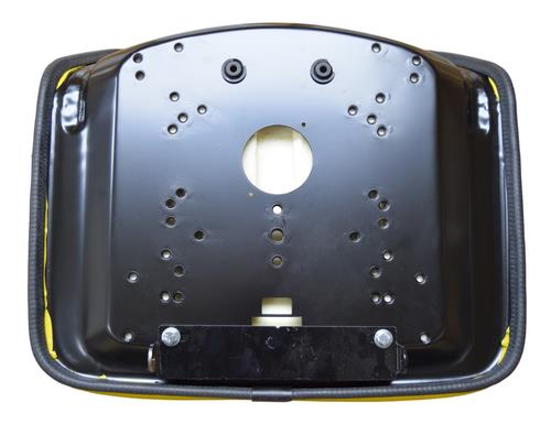 DURAFORCE John Deere Lawn Mower Seat w/ Steel Pan Yellow 335 345 415 425 445 455 F710 F725