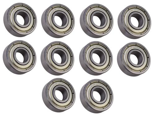 DURAFORCE (10 Each) R4-ZZ Shielded Radial Ball Bearing 1/4 ID X 5/8 OD X 0.196" Wide