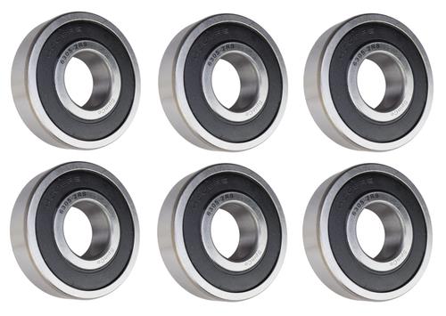 DURAFORCE (6 Pack) 6305-2RS, 6305LLU, 305PP Sealed Radial Ball Bearing 25X62X17 SpinCo