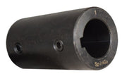 DURAFORCE 1" Solid Shaft Coupler w/ Keyway and Set Screws 3" Long