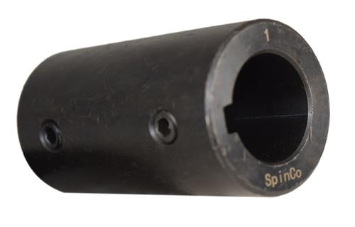 DURAFORCE 1" Solid Shaft Coupler w/ Keyway and Set Screws 3" Long