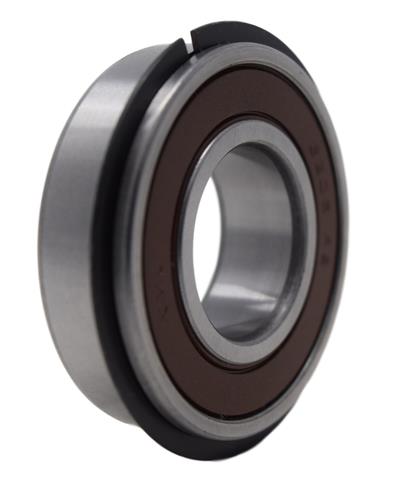 DURAFORCE 6205-2RSNR Sealed Radial Ball Bearing with Snap Ring 25X52X15