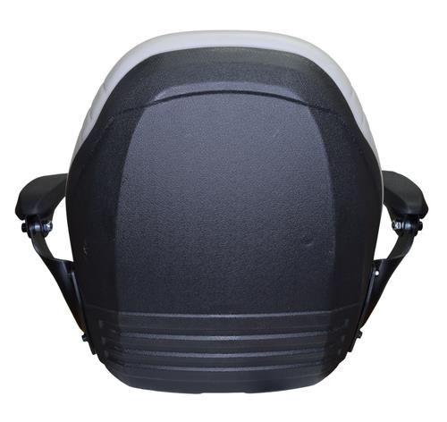 DURAFORCE Gray Zero Turn Lawn Mower Seat Armrests Bobcat Dixie Snapper Toro Exmark Bad Boy