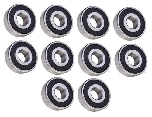 DURAFORCE (10 Each) 1621-2RS Sealed Radial Ball Bearing 1/2 ID X 1-3/8 OD X 7/16 Wide