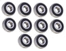 DURAFORCE (10 Each) 1621-2RS Sealed Radial Ball Bearing 1/2 ID X 1-3/8 OD X 7/16 Wide