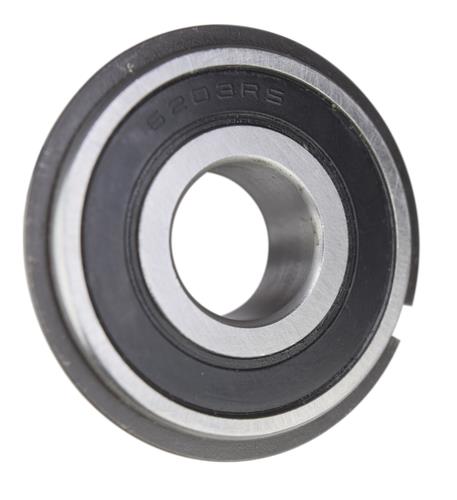DURAFORCE 6203-2RSNR 5/8 Radial Ball Bearing with Snap Ring 5/8" X 40MM X 12MM