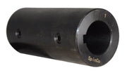 DURAFORCE 1" Solid Shaft Coupler w/ Keyway and Set Screws 4" Long