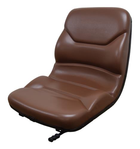 DURAFORCE Case Backhoe Loader Seat Brown for 580C 580D 580E 580L 580M Skid Steer Loader