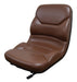 DURAFORCE Case Backhoe Loader Seat Brown for 580C 580D 580E 580L 580M Skid Steer Loader