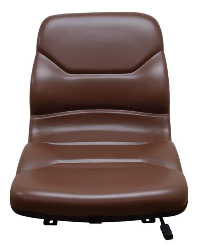 DURAFORCE Case Backhoe Loader Seat Brown for 580C 580D 580E 580L 580M Skid Steer Loader