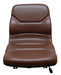 DURAFORCE Case Backhoe Loader Seat Brown for 580C 580D 580E 580L 580M Skid Steer Loader