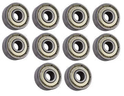 DURAFORCE (10 Each) R4A-ZZ Shielded Radial Ball Bearing 1/4 ID X 3/4 OD X 9/32 Wide SpinCo