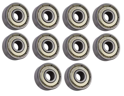 DURAFORCE (10 Each) R4A-ZZ Shielded Radial Ball Bearing 1/4 ID X 3/4 OD X 9/32 Wide SpinCo