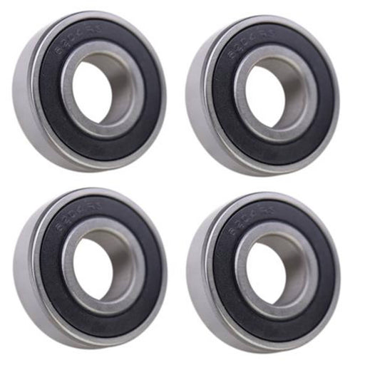 DURAFORCE (4 Each) 6204-2RS, 6204LLU, 204PP Sealed Radial Ball Bearing 20X47X14 SpinCo