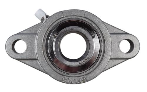 DURAFORCE 1" Stainless Steel Two Bolt Flange Bearing SSUCFL205-16, SUCSFL205-16 SpinCo