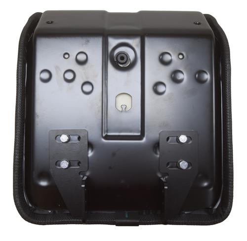 DURAFORCE High Back Compact Tractor Seat Black for Mitsubishi, Rhino, Satoh White & Yanmar