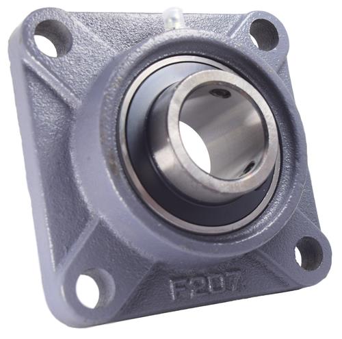 DURAFORCE 1-3/8" Four Bolt Flange Bearing Set Screws F4B-SC-106, UCF207-22 SpinCo