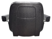 DURAFORCE High Back Lawn Mower Seat w/ Armrests Black Gravely, Husqvarna, Hustler