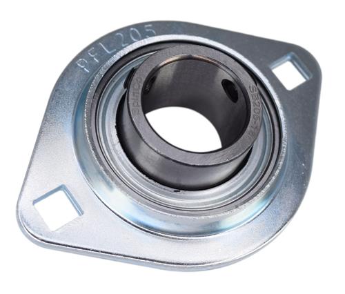 DURAFORCE 1" Pressed Steel Two Bolt Flange Bearing SBSFL205-16, SBPFL205-16