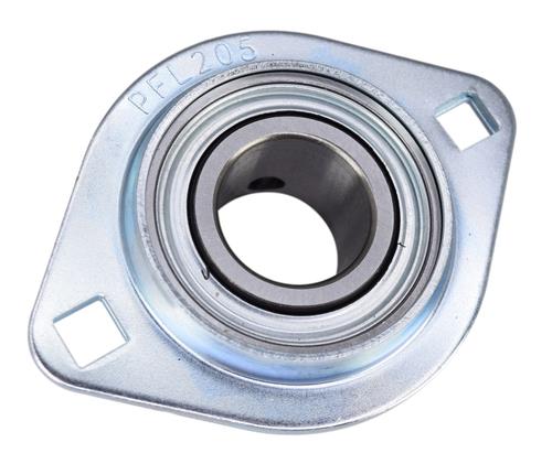 1 Inch Pressed Steel Two Bolt Flange Bearing - SBSFL205-16 / SBPFL205-16 Replacement Part