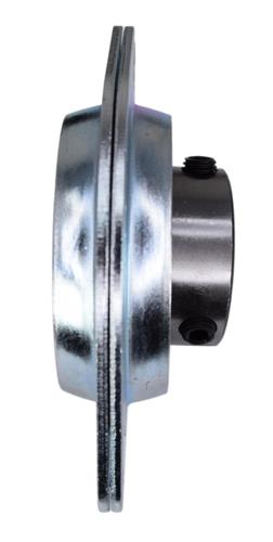 DURAFORCE 7/8" Pressed Steel Two Bolt Flange Bearing SBSFL205-14, SBPFL205-14