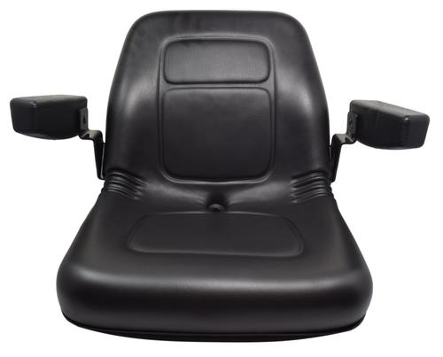 DURAFORCE High Back Lawn Mower Seat w/ Armrests Black Exmark, Ferris, Grasshopper