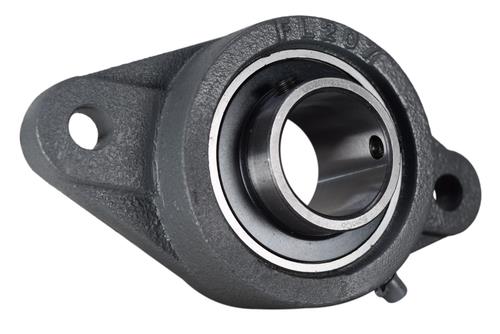 DURAFORCE 1-7/16" Two Bolt Flange Bearing UCFL207-23, VF2S-223, F2B-SC-107, SFT-23 SpinCo