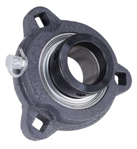 DURAFORCE 1" Three Bolt Flange Bearing W/ Lock Collar SATRD205-16G, VF3E-116, FHF3X205-16G