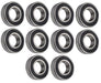 DURAFORCE (10 Each) 6003-2RS, 6003LLU, 6003DDU Sealed Radial Ball Bearing 17X35X10 SpinCo