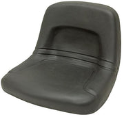 DURAFORCE High Back Lawn Mower Garden Tractor Seat Black