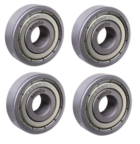 DURAFORCE (4 Each) 6200-ZZ, 6200-2Z, 200SS Shielded Radial Ball Bearing 10X30X9 SpinCo