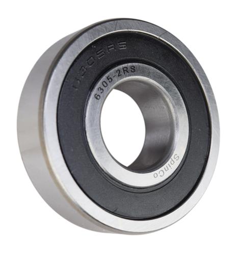 DURAFORCE (10 Pack) 6305-2RS, 6305LLU, 305PP Sealed Radial Ball Bearing 25X62X17 SpinCo