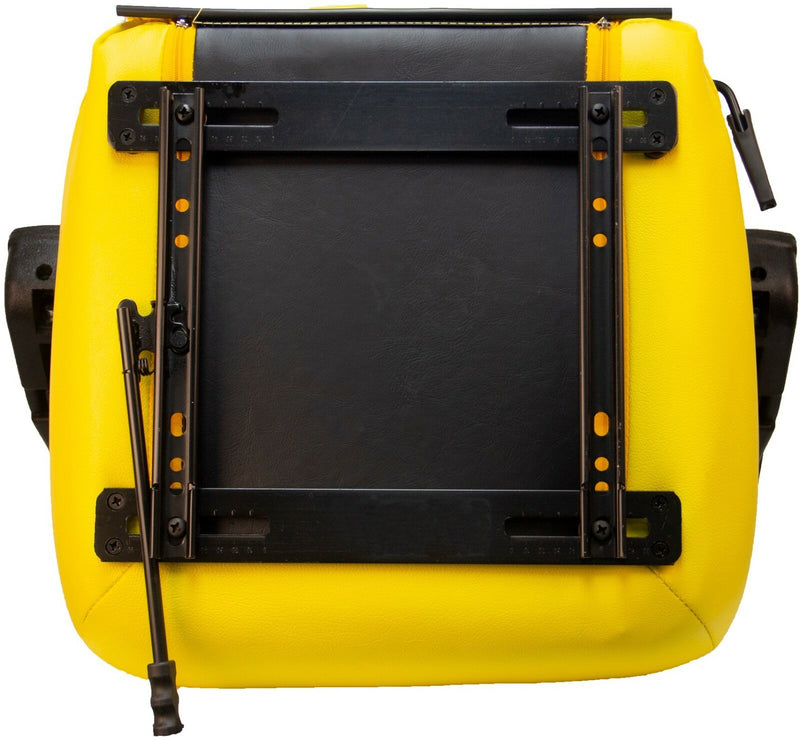 DURAFORCE Zero Turn Turf Lawn Mower Seat Yellow w/ Armrests John Deere